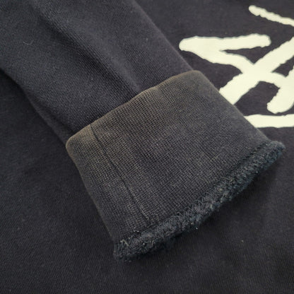 【中古品】【メンズ】 STUSSY ステューシー FRONT LOGO HOODIE フロントロゴ フーディ パーカー 長袖 トップス 142-251123-as-33-izu サイズ：L カラー：ネイビー 万代Net店