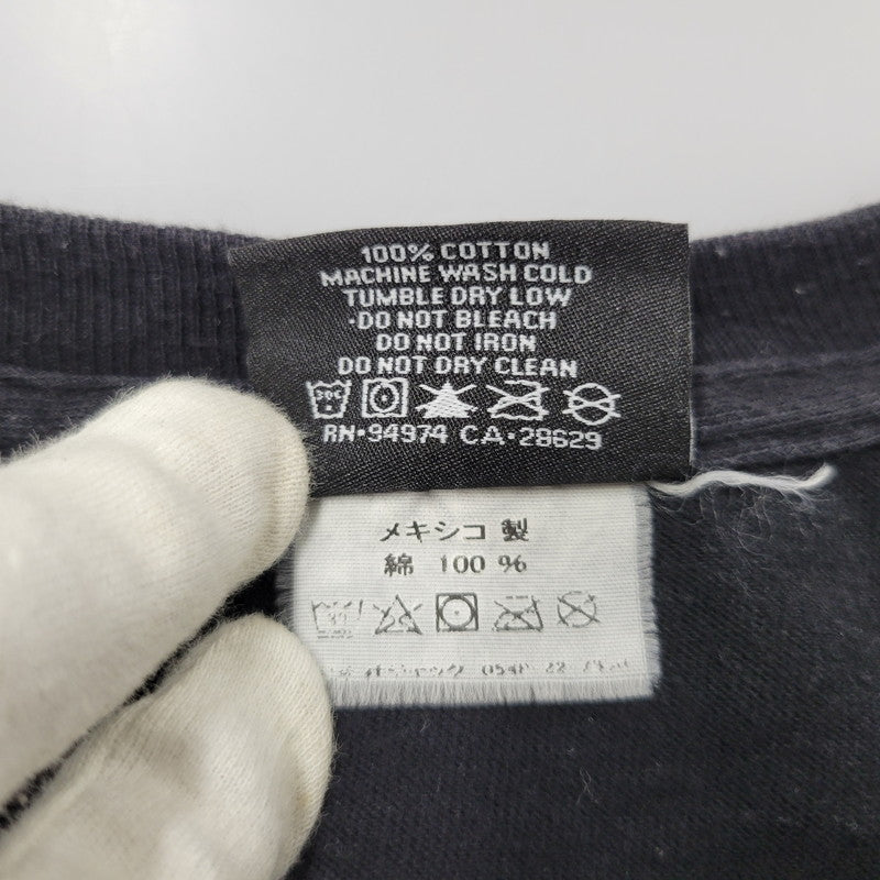 【中古品】【メンズ】 STUSSY ステューシー WHO JAH BLESS NO MAN CURSE SS TEE ショートスリーブ Tシャツ 半袖 トップス 142-251123-as-30-izu サイズ：L カラー：ブラック 万代Net店