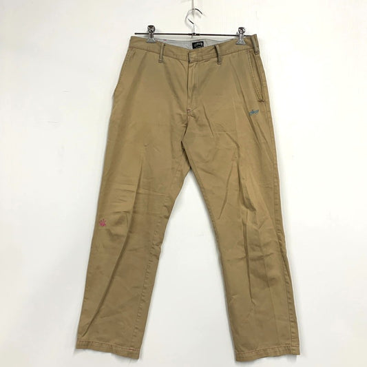 【中古品】【メンズ】 STUSSY AUTHENTIC ステューシー オーセンティック SS LINK LOGO STITCH CHINO PANTS エスエス リンク ステッチ チノ パンツ ボトムス ズボン 153-251127-cs-09-izu サイズ：32 カラー：ベージュ 万代Net店