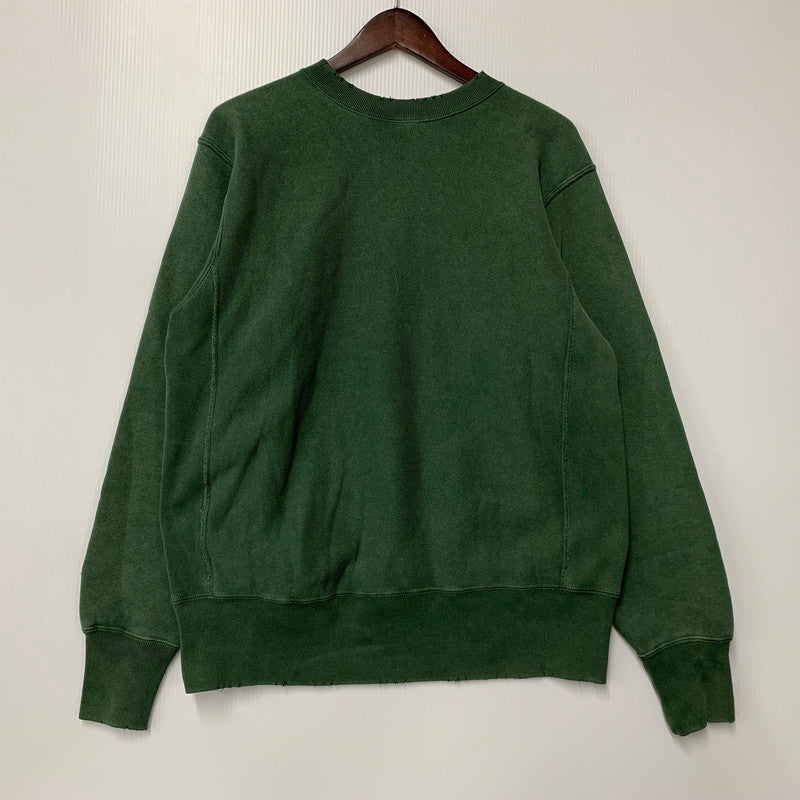 【中古品】【メンズ】 Champion チャンピオン BOULDER 1973 COLORADO REVERSE WEAVE SWEATSHIRT C3-A008 リバースウィーブ スウェットシャツ 青単復刻 トレーナー 長袖 トップス 148-251125-as-19-izu サイズ：M カラー：グリーン 万代Net店