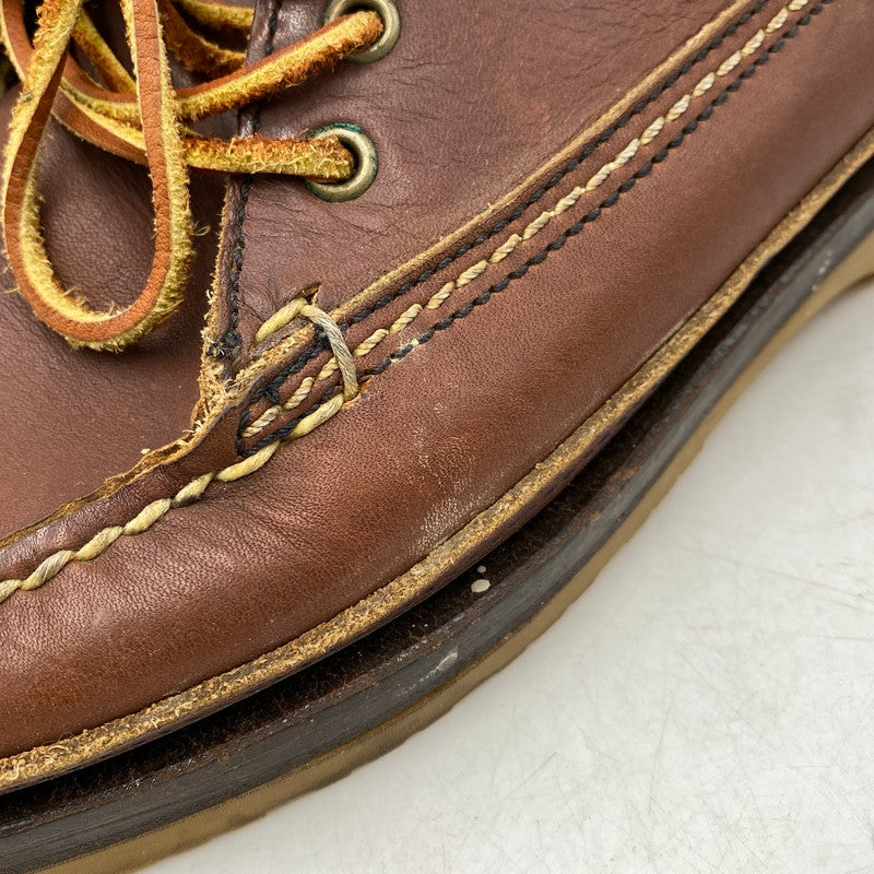 【中古品】【メンズ/レディース】 RED WING レッドウィング 9173 USA製 WABASHA CHUKKA BOOTS ワバシャ チャッカ ブーツ シューズ 靴 164-251118-cs-07-izu サイズ：7 カラー：ブラウン 万代Net店