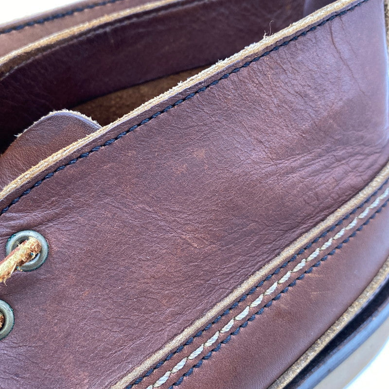 【中古品】【メンズ/レディース】 RED WING レッドウィング 9173 USA製 WABASHA CHUKKA BOOTS ワバシャ チャッカ ブーツ シューズ 靴 164-251118-cs-07-izu サイズ：7 カラー：ブラウン 万代Net店