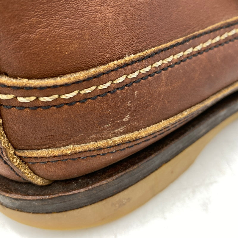 【中古品】【メンズ/レディース】 RED WING レッドウィング 9173 USA製 WABASHA CHUKKA BOOTS ワバシャ チャッカ ブーツ シューズ 靴 164-251118-cs-07-izu サイズ：7 カラー：ブラウン 万代Net店