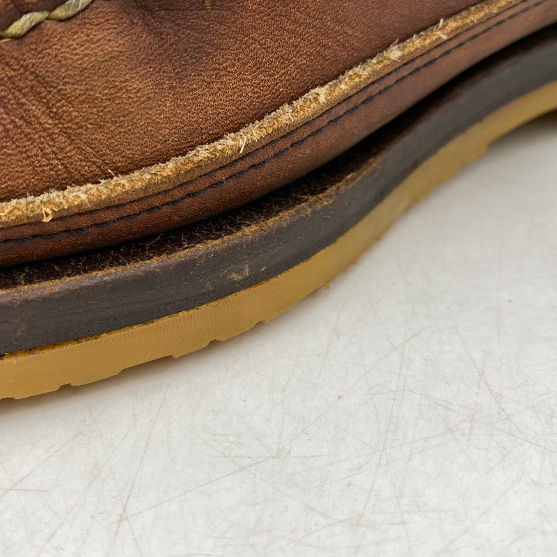 【中古品】【メンズ/レディース】 RED WING レッドウィング 9173 USA製 WABASHA CHUKKA BOOTS ワバシャ チャッカ ブーツ シューズ 靴 164-251118-cs-07-izu サイズ：7 カラー：ブラウン 万代Net店