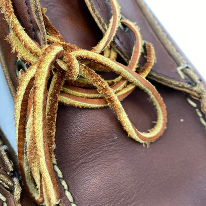 【中古品】【メンズ/レディース】 RED WING レッドウィング 9173 USA製 WABASHA CHUKKA BOOTS ワバシャ チャッカ ブーツ シューズ 靴 164-251118-cs-07-izu サイズ：7 カラー：ブラウン 万代Net店