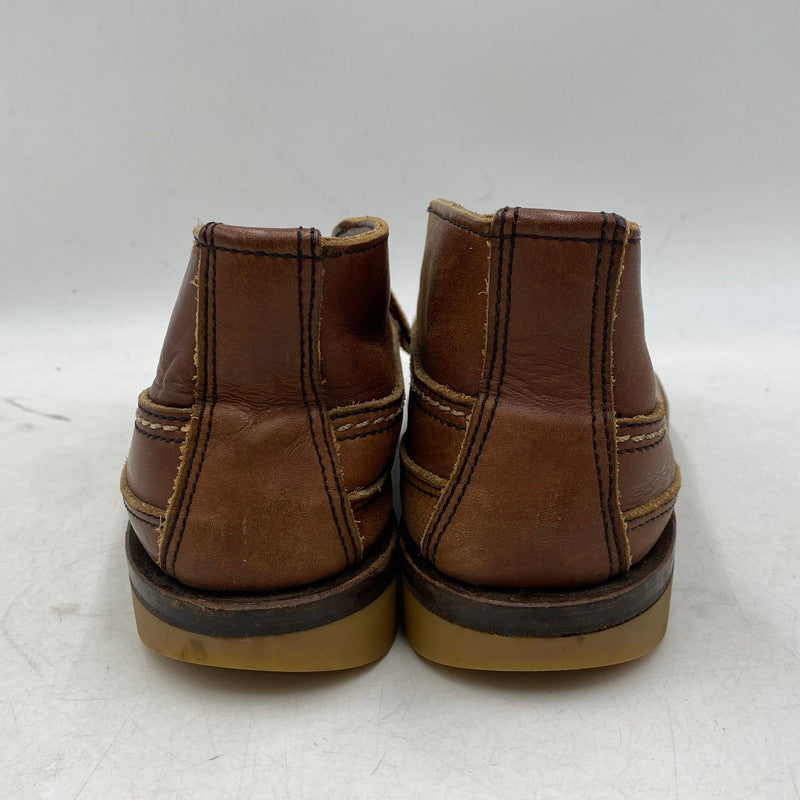 【中古品】【メンズ/レディース】 RED WING レッドウィング 9173 USA製 WABASHA CHUKKA BOOTS ワバシャ チャッカ ブーツ シューズ 靴 164-251118-cs-07-izu サイズ：7 カラー：ブラウン 万代Net店