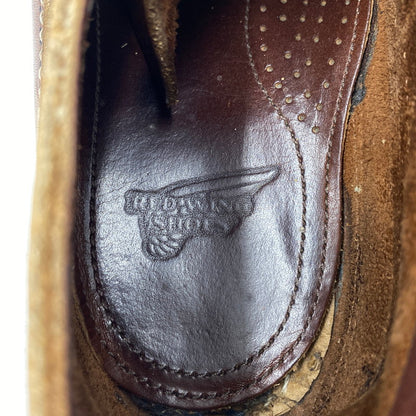 【中古品】【メンズ/レディース】 RED WING レッドウィング 9173 USA製 WABASHA CHUKKA BOOTS ワバシャ チャッカ ブーツ シューズ 靴 164-251118-cs-07-izu サイズ：7 カラー：ブラウン 万代Net店