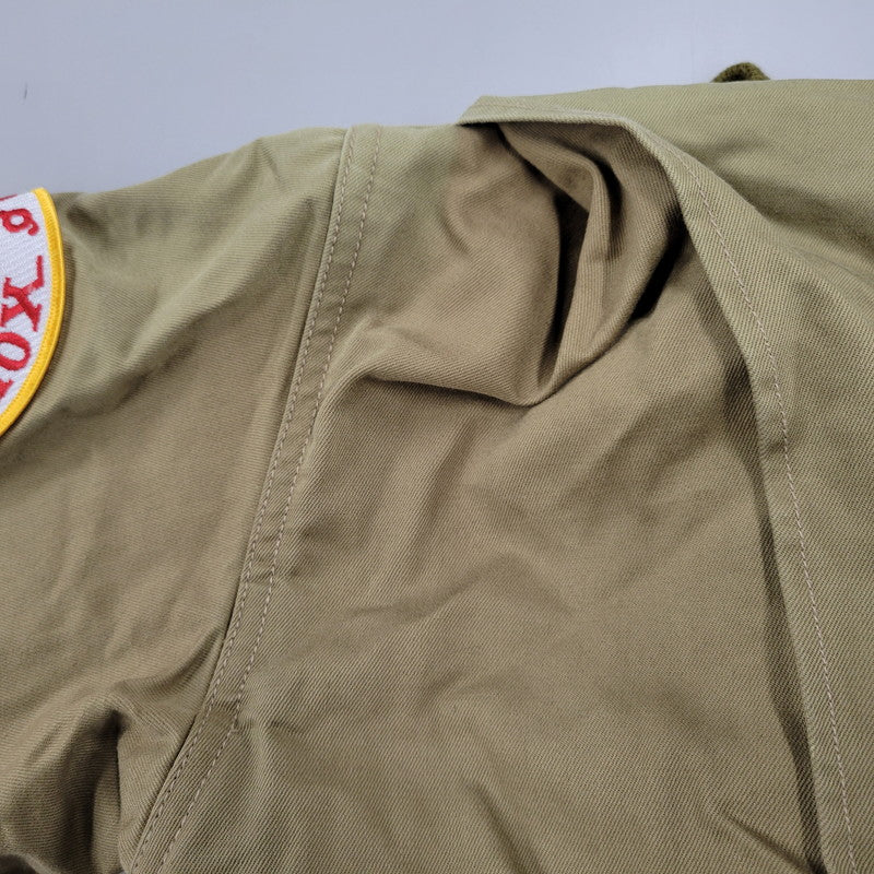 【現状渡し品】【メンズ】 Buzz Rickson's バズリクソンズ TANKER JACKET BR10994 BR10995 タンカージャケット アウター 145-251118-as-08-izu サイズ：36R カラー：カーキ 万代Net店