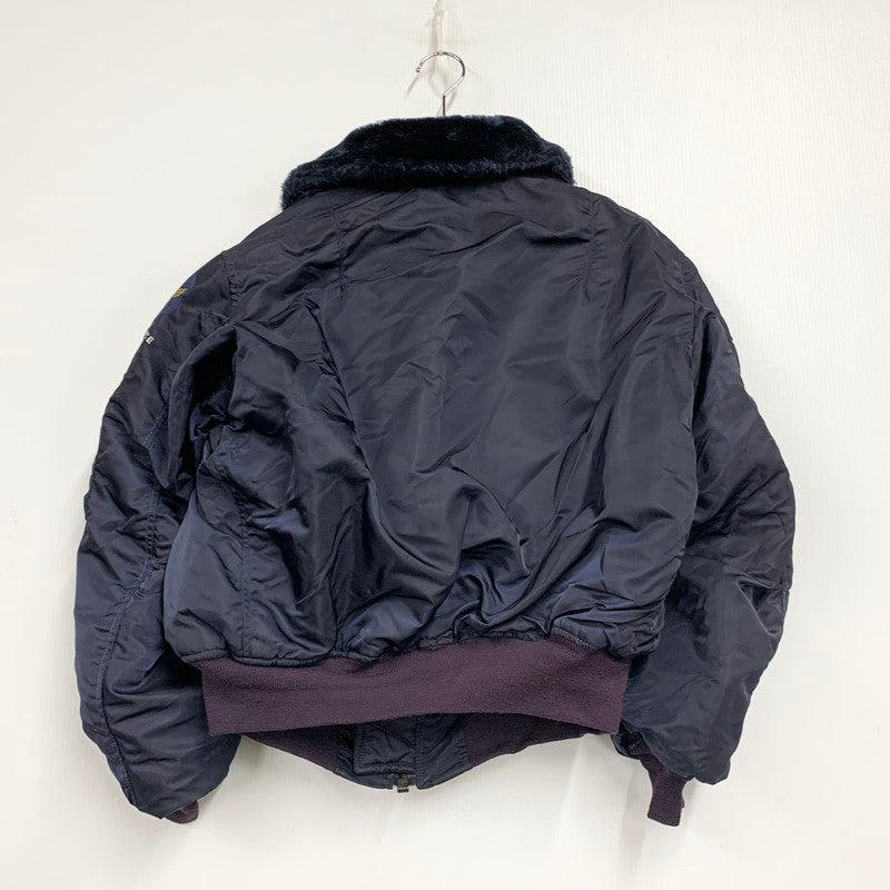 【中古品】【メンズ】 ALPHA INDUSTRIES アルファ インダストリーズ MIL-J-6251 USA製 B-15C FLIGHT JACKET フライトジャケット アウター 145-251118-ya-07-izu サイズ：40 カラー：ネイビー 万代Net店