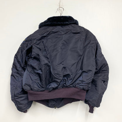 【中古品】【メンズ】 ALPHA INDUSTRIES アルファ インダストリーズ MIL-J-6251 USA製 B-15C FLIGHT JACKET フライトジャケット アウター 145-251118-ya-07-izu サイズ：40 カラー：ネイビー 万代Net店