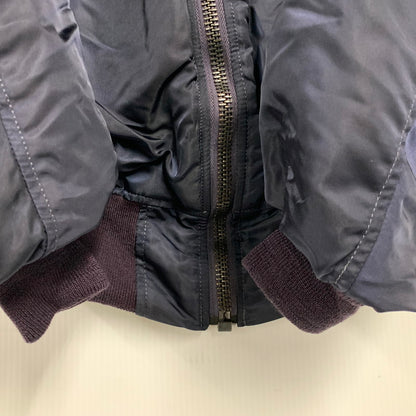 【中古品】【メンズ】 ALPHA INDUSTRIES アルファ インダストリーズ MIL-J-6251 USA製 B-15C FLIGHT JACKET フライトジャケット アウター 145-251118-ya-07-izu サイズ：40 カラー：ネイビー 万代Net店