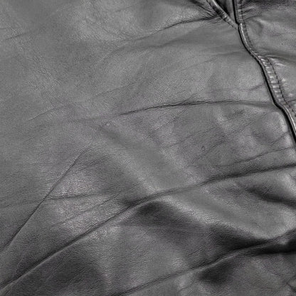 【現状渡し品】【メンズ】 schott ショット SINGLE RIDERS JACKET 641Q シングルライダースジャケット IDEALジッパー アウター 145-251118-as-11-izu サイズ：42 カラー：ブラック 万代Net店