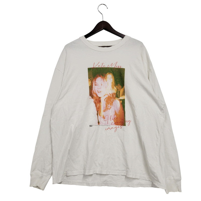 【中古品】【メンズ】 SCREEN STARS スクリーンスターズ KATE MOSS LS TEE 2323-413SSDN ロングスリーブ Tシャツ LIFE別注 長袖 トップス 146-251123-as-27-izu サイズ：L カラー：ホワイト 万代Net店