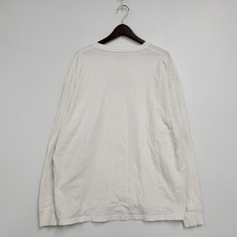 【中古品】【メンズ】 SCREEN STARS スクリーンスターズ KATE MOSS LS TEE 2323-413SSDN ロングスリーブ Tシャツ LIFE別注 長袖 トップス 146-251123-as-27-izu サイズ：L カラー：ホワイト 万代Net店