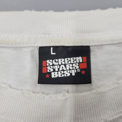 【中古品】【メンズ】 SCREEN STARS スクリーンスターズ KATE MOSS LS TEE 2323-413SSDN ロングスリーブ Tシャツ LIFE別注 長袖 トップス 146-251123-as-27-izu サイズ：L カラー：ホワイト 万代Net店