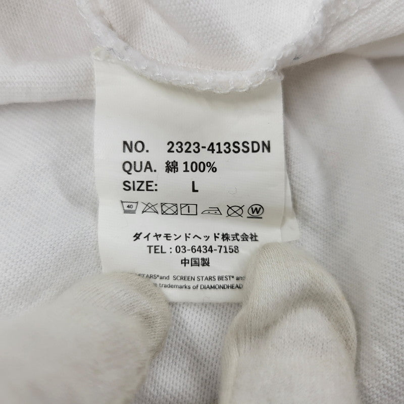 【中古品】【メンズ】 SCREEN STARS スクリーンスターズ KATE MOSS LS TEE 2323-413SSDN ロングスリーブ Tシャツ LIFE別注 長袖 トップス 146-251123-as-27-izu サイズ：L カラー：ホワイト 万代Net店