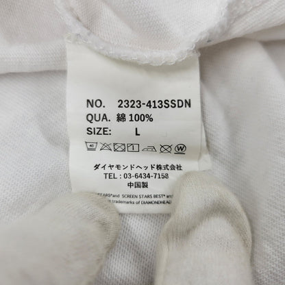 【中古品】【メンズ】 SCREEN STARS スクリーンスターズ KATE MOSS LS TEE 2323-413SSDN ロングスリーブ Tシャツ LIFE別注 長袖 トップス 146-251123-as-27-izu サイズ：L カラー：ホワイト 万代Net店