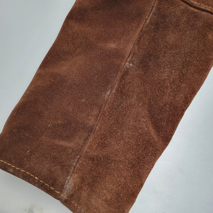 【現状渡し品】【メンズ】 schott ショット BOA LINER SUEDE RANCH JACKET ボアライナー スエード ランチジャケット 茶タグ USA製 アウター 146-251118-as-07-izu サイズ：40 カラー：ブラウン 万代Net店