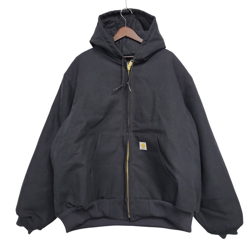 【中古品】【メンズ】 Carhartt カーハート FIRM DUCK INSULATED FLANNEL-LINED ACTIVE JACKET OJ0140-M 106673-BLK アクティブジャケット USA製 アウター 147-251119-as-05-izu サイズ：2XL カラー：ブラック 万代Net店