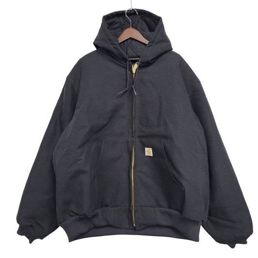 【中古品】【メンズ】 Carhartt カーハート FIRM DUCK INSULATED FLANNEL-LINED ACTIVE JACKET OJ0140-M 106673-BLK アクティブジャケット USA製 アウター 147-251119-as-05-izu サイズ：2XL カラー：ブラック 万代Net店