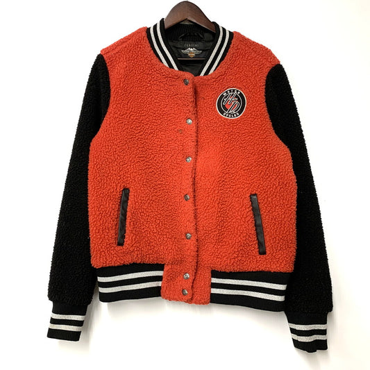 【中古品】【メンズ】 BOA STADIUM JACKET 96390-19VW ボア スタジアムジャケット スタジャン アウター 146-251125-as-17-izu サイズ：L カラー：レッド×ブラック 万代Net店