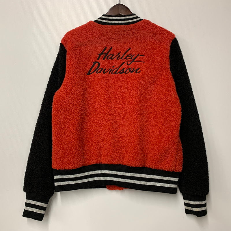 【中古品】【メンズ】 BOA STADIUM JACKET 96390-19VW ボア スタジアムジャケット スタジャン アウター 146-251125-as-17-izu サイズ：L カラー：レッド×ブラック 万代Net店