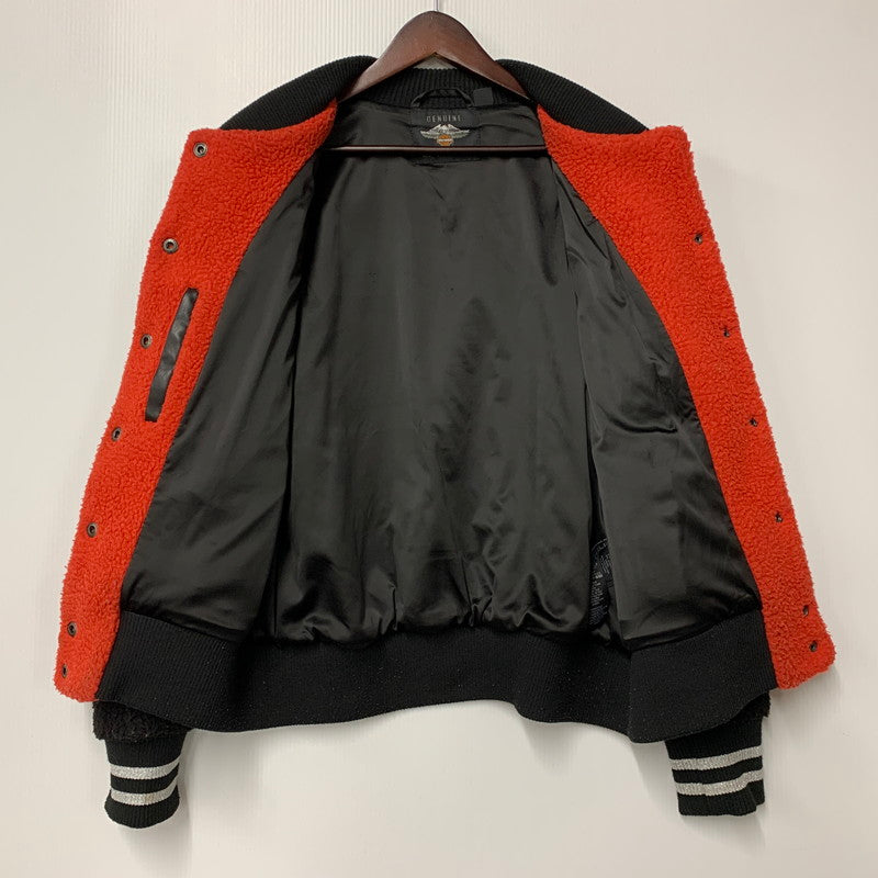 【中古品】【メンズ】 BOA STADIUM JACKET 96390-19VW ボア スタジアムジャケット スタジャン アウター 146-251125-as-17-izu サイズ：L カラー：レッド×ブラック 万代Net店