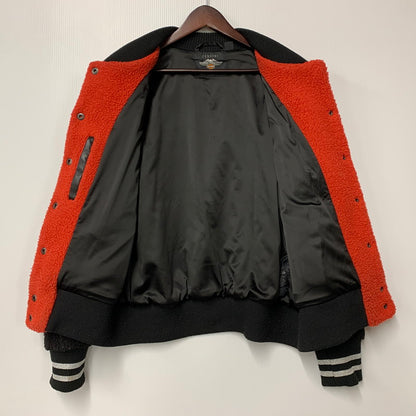 【中古品】【メンズ】 BOA STADIUM JACKET 96390-19VW ボア スタジアムジャケット スタジャン アウター 146-251125-as-17-izu サイズ：L カラー：レッド×ブラック 万代Net店