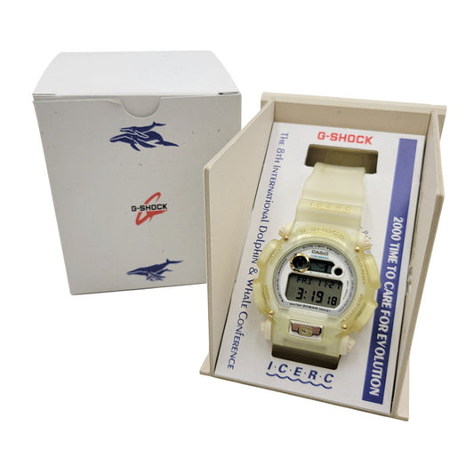 【中古美品】【メンズ/レディース】 G-SHOCK ジーショック × I.C.E.R.C DW-9000K 第8回国際イルクジ会議 デジタル 腕時計 196-251122-as-17-izu カラー：クリーム系 万代Net店