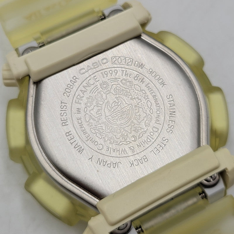 【中古美品】【メンズ/レディース】 G-SHOCK ジーショック × I.C.E.R.C DW-9000K 第8回国際イルクジ会議 デジタル 腕時計 196-251122-as-17-izu カラー：クリーム系 万代Net店