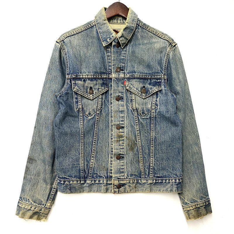 【現状渡し品】【メンズ】 Levi's リーバイス 4TH TYPE DENIM JACKET 70505-0217 デニムジャケット 刻印52 アウター 146-251121-as-02-izu サイズ：38 カラー：インディゴ 万代Net店