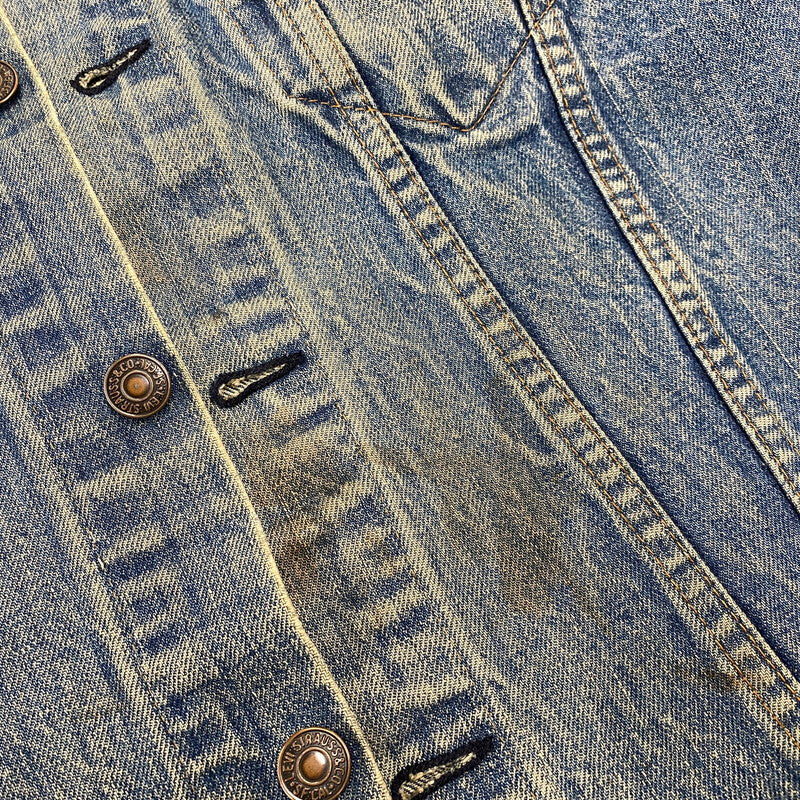 【現状渡し品】【メンズ】 Levi's リーバイス 4TH TYPE DENIM JACKET 70505-0217 デニムジャケット 刻印52 アウター 146-251121-as-02-izu サイズ：38 カラー：インディゴ 万代Net店