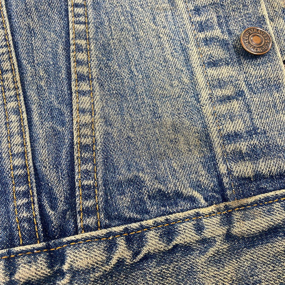 【現状渡し品】【メンズ】 Levi's リーバイス 4TH TYPE DENIM JACKET 70505-0217 デニムジャケット 刻印52 アウター 146-251121-as-02-izu サイズ：38 カラー：インディゴ 万代Net店