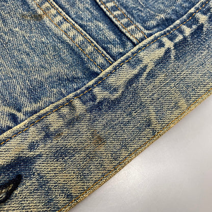 【現状渡し品】【メンズ】 Levi's リーバイス 4TH TYPE DENIM JACKET 70505-0217 デニムジャケット 刻印52 アウター 146-251121-as-02-izu サイズ：38 カラー：インディゴ 万代Net店