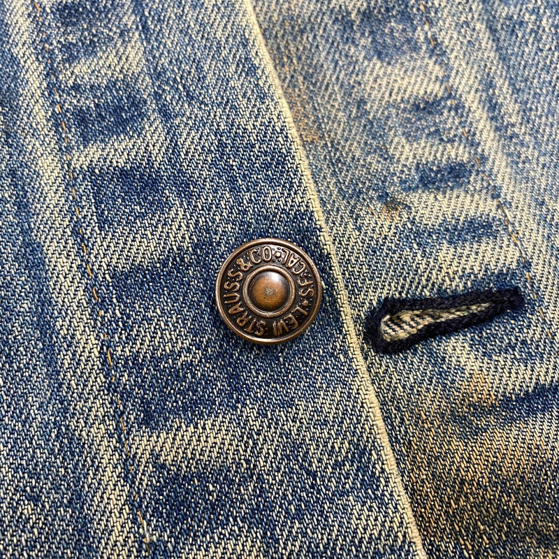 【現状渡し品】【メンズ】 Levi's リーバイス 4TH TYPE DENIM JACKET 70505-0217 デニムジャケット 刻印52 アウター 146-251121-as-02-izu サイズ：38 カラー：インディゴ 万代Net店