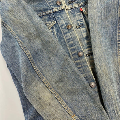 【現状渡し品】【メンズ】 Levi's リーバイス 4TH TYPE DENIM JACKET 70505-0217 デニムジャケット 刻印52 アウター 146-251121-as-02-izu サイズ：38 カラー：インディゴ 万代Net店