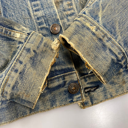 【現状渡し品】【メンズ】 Levi's リーバイス 4TH TYPE DENIM JACKET 70505-0217 デニムジャケット 刻印52 アウター 146-251121-as-02-izu サイズ：38 カラー：インディゴ 万代Net店