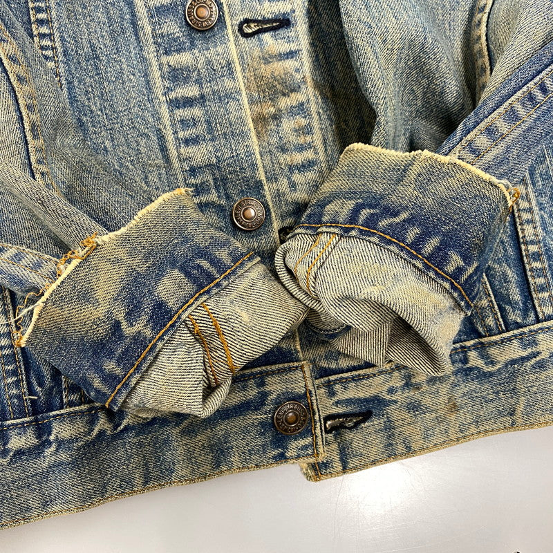 【現状渡し品】【メンズ】 Levi's リーバイス 4TH TYPE DENIM JACKET 70505-0217 デニムジャケット 刻印52 アウター 146-251121-as-02-izu サイズ：38 カラー：インディゴ 万代Net店