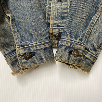 【現状渡し品】【メンズ】 Levi's リーバイス 4TH TYPE DENIM JACKET 70505-0217 デニムジャケット 刻印52 アウター 146-251121-as-02-izu サイズ：38 カラー：インディゴ 万代Net店