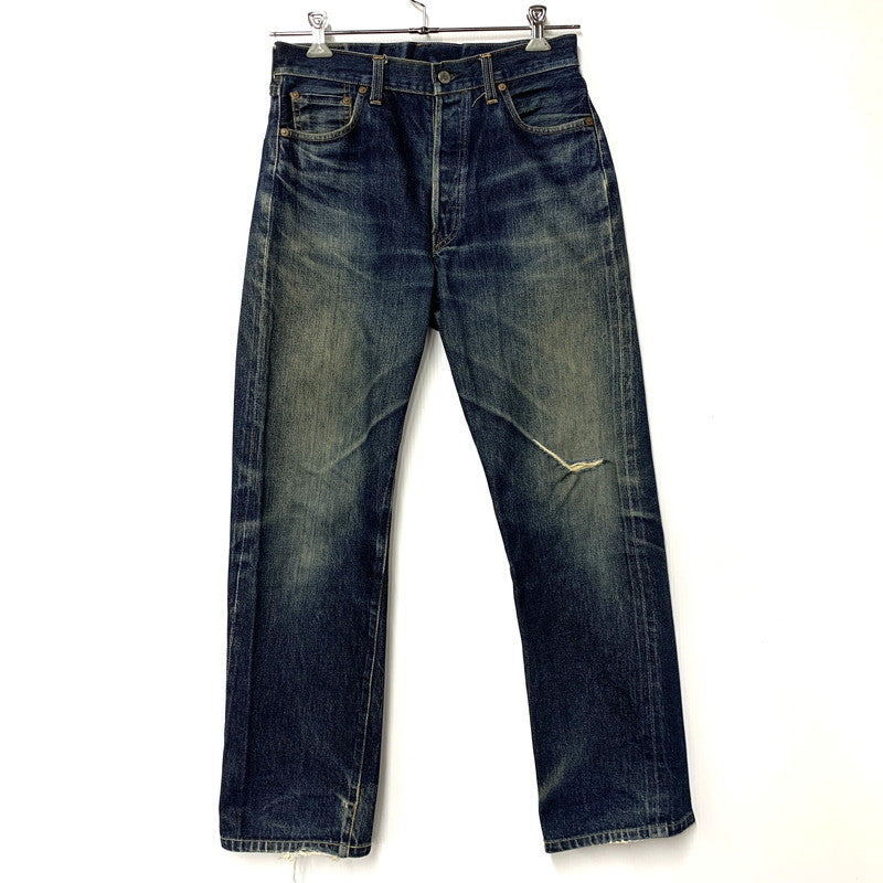 【現状渡し品】【メンズ】 Levi's リーバイス BIG-E 501XX DENIM PANT 501-0003 デニムパンツ USA製 555刻印 均等V ジーンズ ボトムス 157-251122-as-44-izu サイズ：31×36 カラー：インディゴ 万代Net店