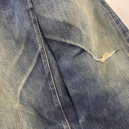 【現状渡し品】【メンズ】 Levi's リーバイス BIG-E 501XX DENIM PANT 501-0003 デニムパンツ USA製 555刻印 均等V ジーンズ ボトムス 157-251122-as-44-izu サイズ：31×36 カラー：インディゴ 万代Net店