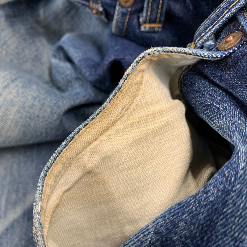 【現状渡し品】【メンズ】 Levi's リーバイス BIG-E 501XX DENIM PANT 501-0003 デニムパンツ USA製 555刻印 均等V ジーンズ ボトムス 157-251122-as-44-izu サイズ：31×36 カラー：インディゴ 万代Net店