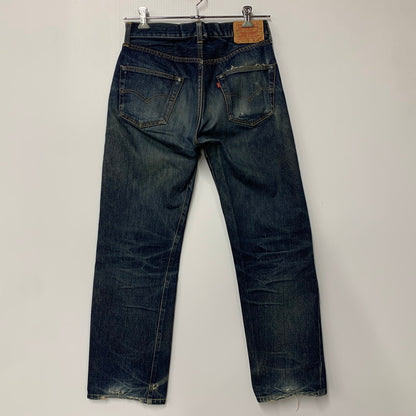【現状渡し品】【メンズ】 Levi's リーバイス BIG-E 501XX DENIM PANT 501-0003 デニムパンツ USA製 555刻印 均等V ジーンズ ボトムス 157-251122-as-44-izu サイズ：31×36 カラー：インディゴ 万代Net店