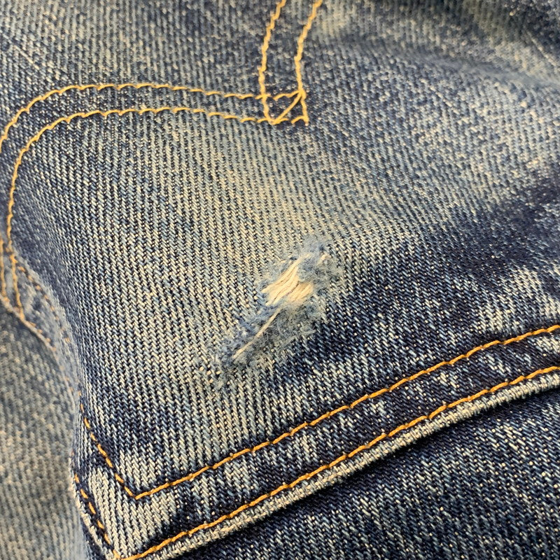 【現状渡し品】【メンズ】 Levi's リーバイス BIG-E 501XX DENIM PANT 501-0003 デニムパンツ USA製 555刻印 均等V ジーンズ ボトムス 157-251122-as-44-izu サイズ：31×36 カラー：インディゴ 万代Net店