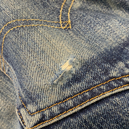 【現状渡し品】【メンズ】 Levi's リーバイス BIG-E 501XX DENIM PANT 501-0003 デニムパンツ USA製 555刻印 均等V ジーンズ ボトムス 157-251122-as-44-izu サイズ：31×36 カラー：インディゴ 万代Net店