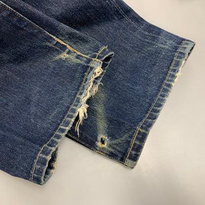 【現状渡し品】【メンズ】 Levi's リーバイス BIG-E 501XX DENIM PANT 501-0003 デニムパンツ USA製 555刻印 均等V ジーンズ ボトムス 157-251122-as-44-izu サイズ：31×36 カラー：インディゴ 万代Net店