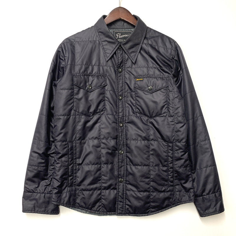 【中古品】【メンズ】 QUILTING SHIRT JACKET PQDJ1 キルティング シャツジャケット アウター 145-251125-as-01-izu サイズ：40 カラー：ネイビー 万代Net店