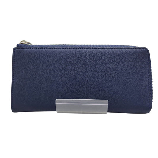 【中古品】【メンズ/レディース】 SLOW スロウ LONG WALLET ロングウォレット L字ファスナー 長財布 200-251122-as-27-izu カラー：ネイビー 万代Net店