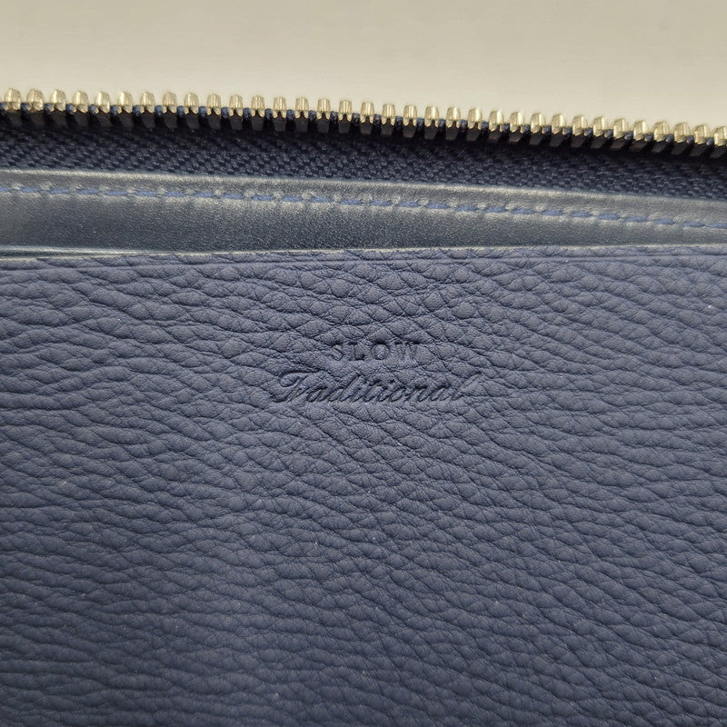 【中古品】【メンズ/レディース】 LONG WALLET ロングウォレット L字ファスナー 長財布 200-251122-as-27-izu カラー：ネイビー 万代Net店