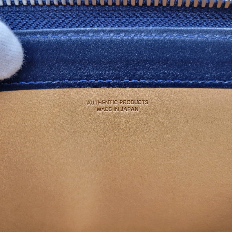 【中古品】【メンズ/レディース】 LONG WALLET ロングウォレット L字ファスナー 長財布 200-251122-as-27-izu カラー：ネイビー 万代Net店
